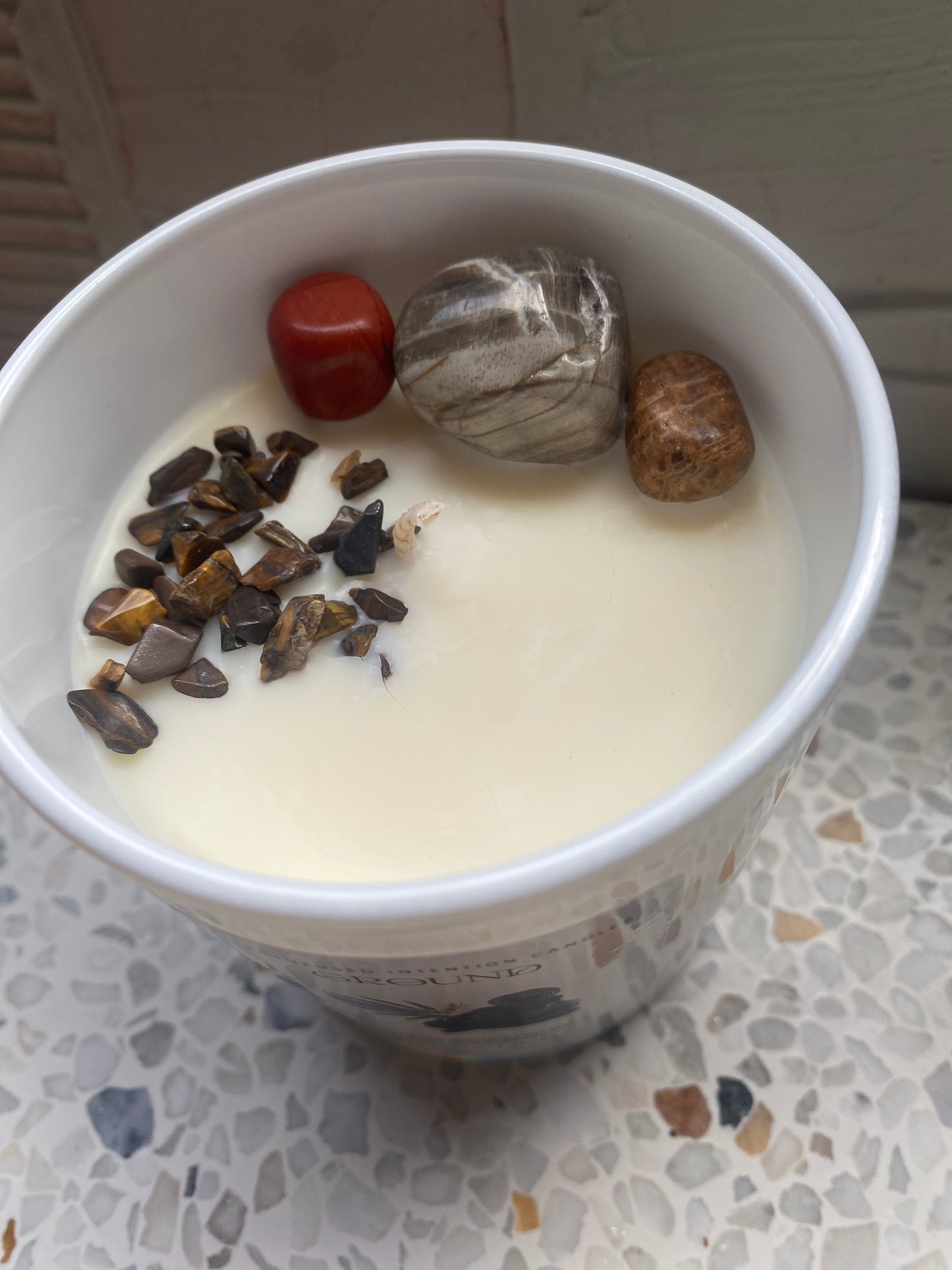 Ground - Reiki + Crystal Infused Candle