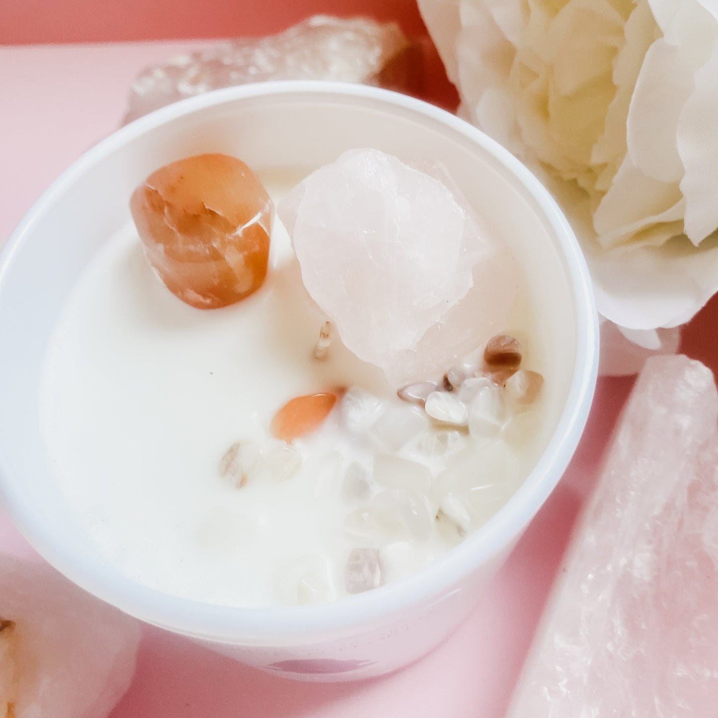 Fertility Support - Reiki + Crystal Infused Candle