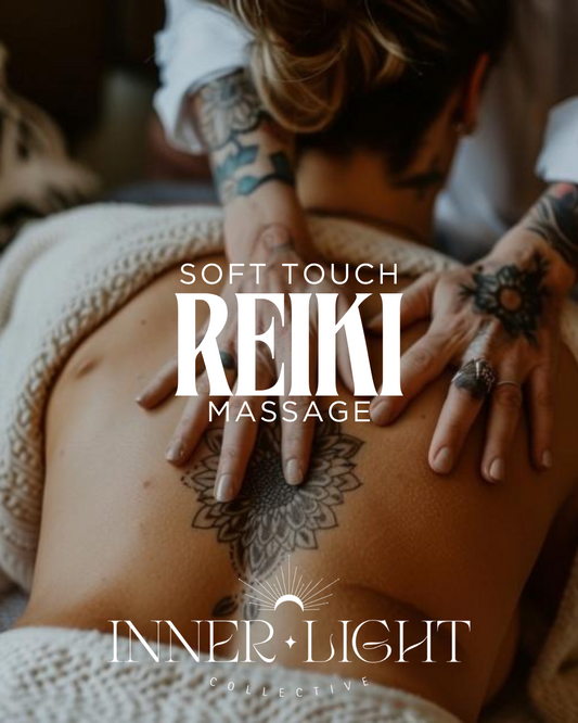 Reiki healing hands soft touch massage