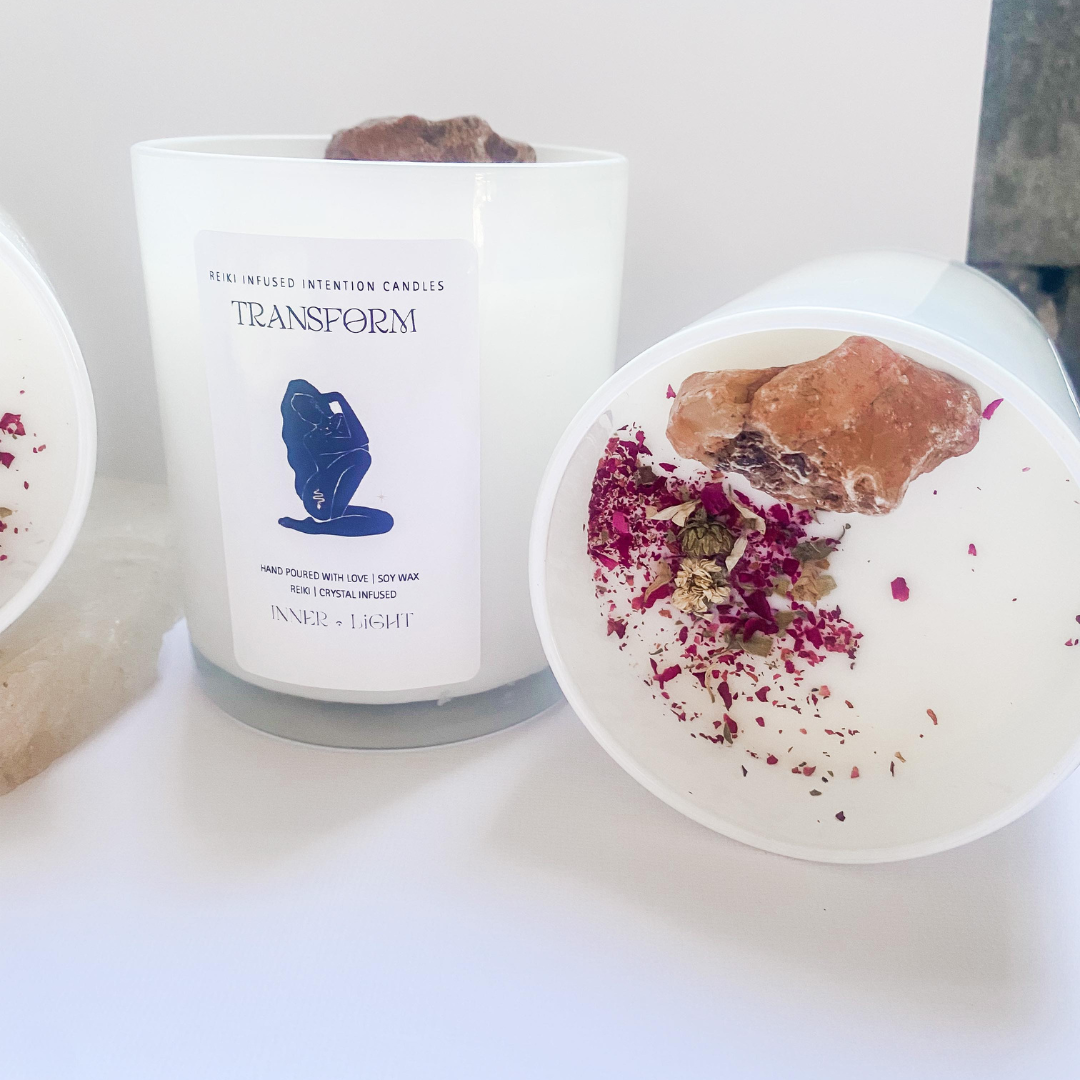 Transform Reiki Infused Intention Candle