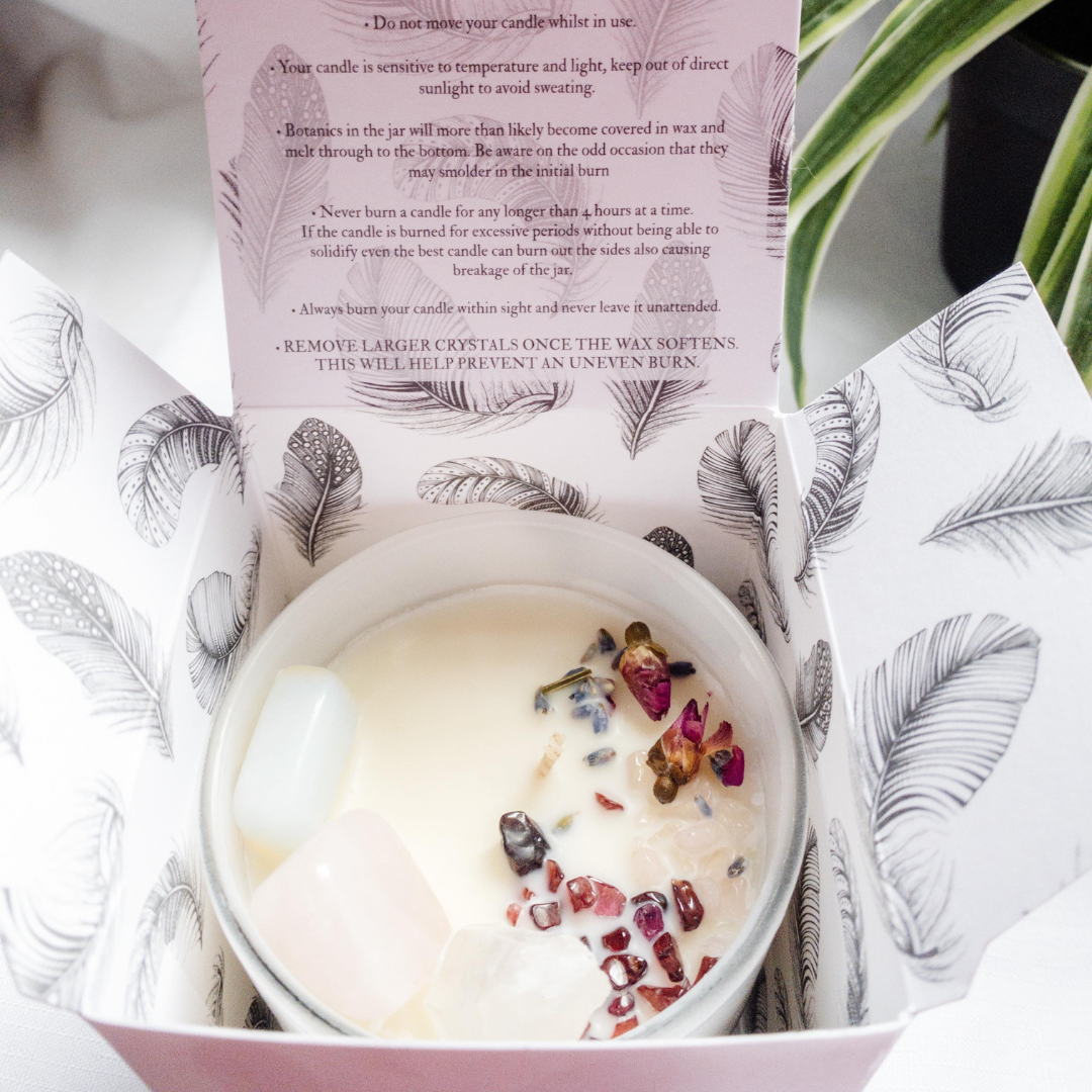 Fertility Support - Reiki + Crystal Infused Candle