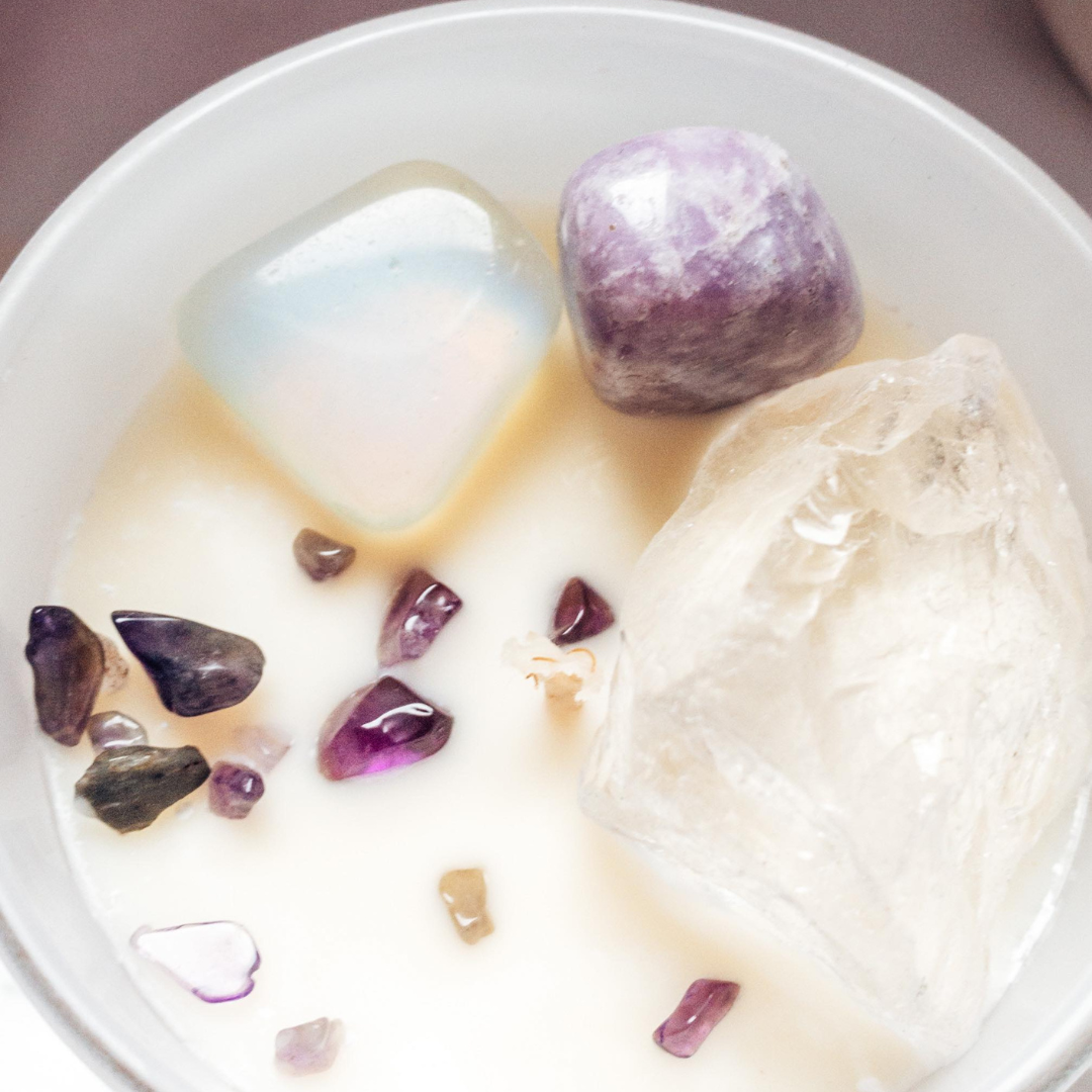 Manifest - Reiki + Crystal Infused Ritual Candle