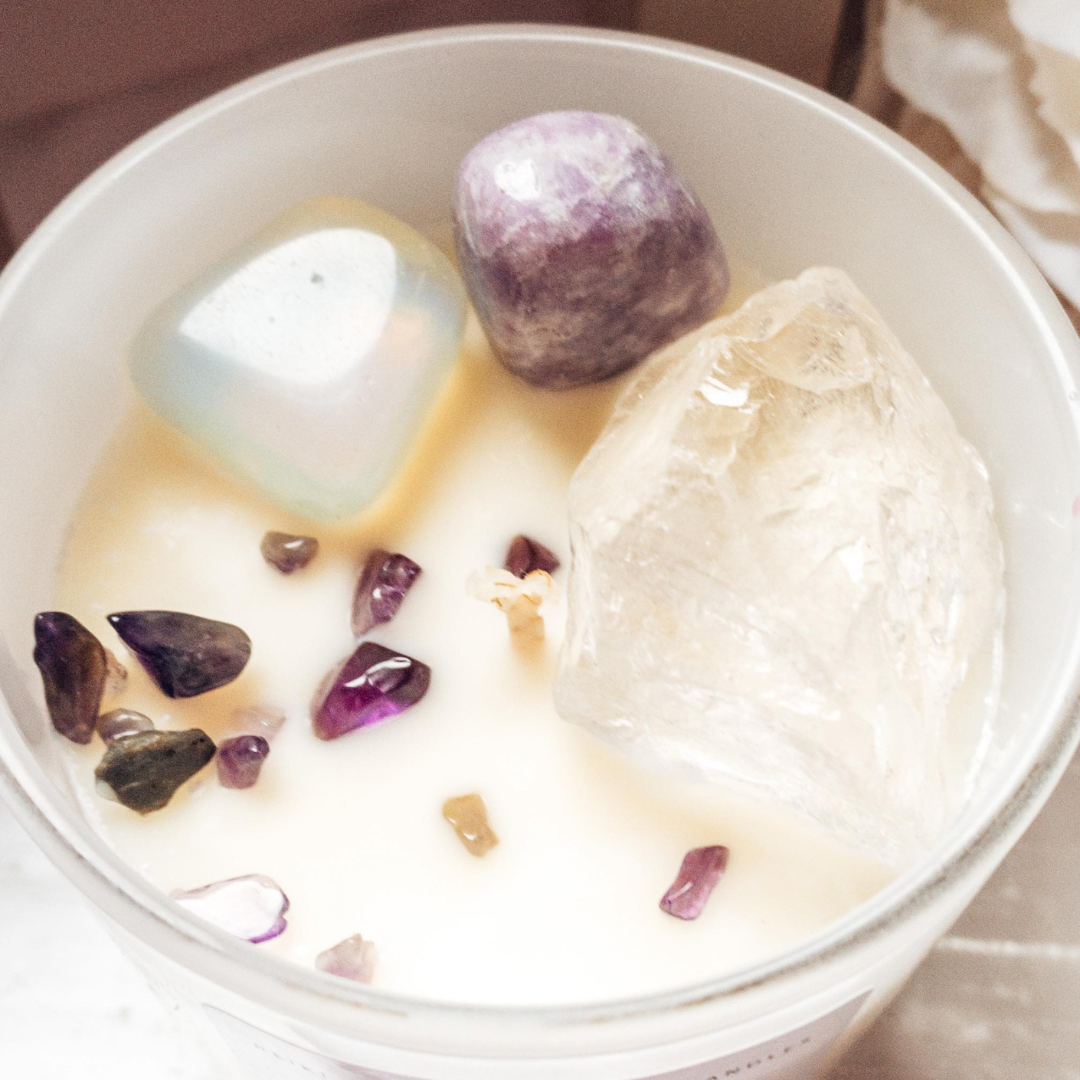 Manifest - Reiki + Crystal Infused Ritual Candle
