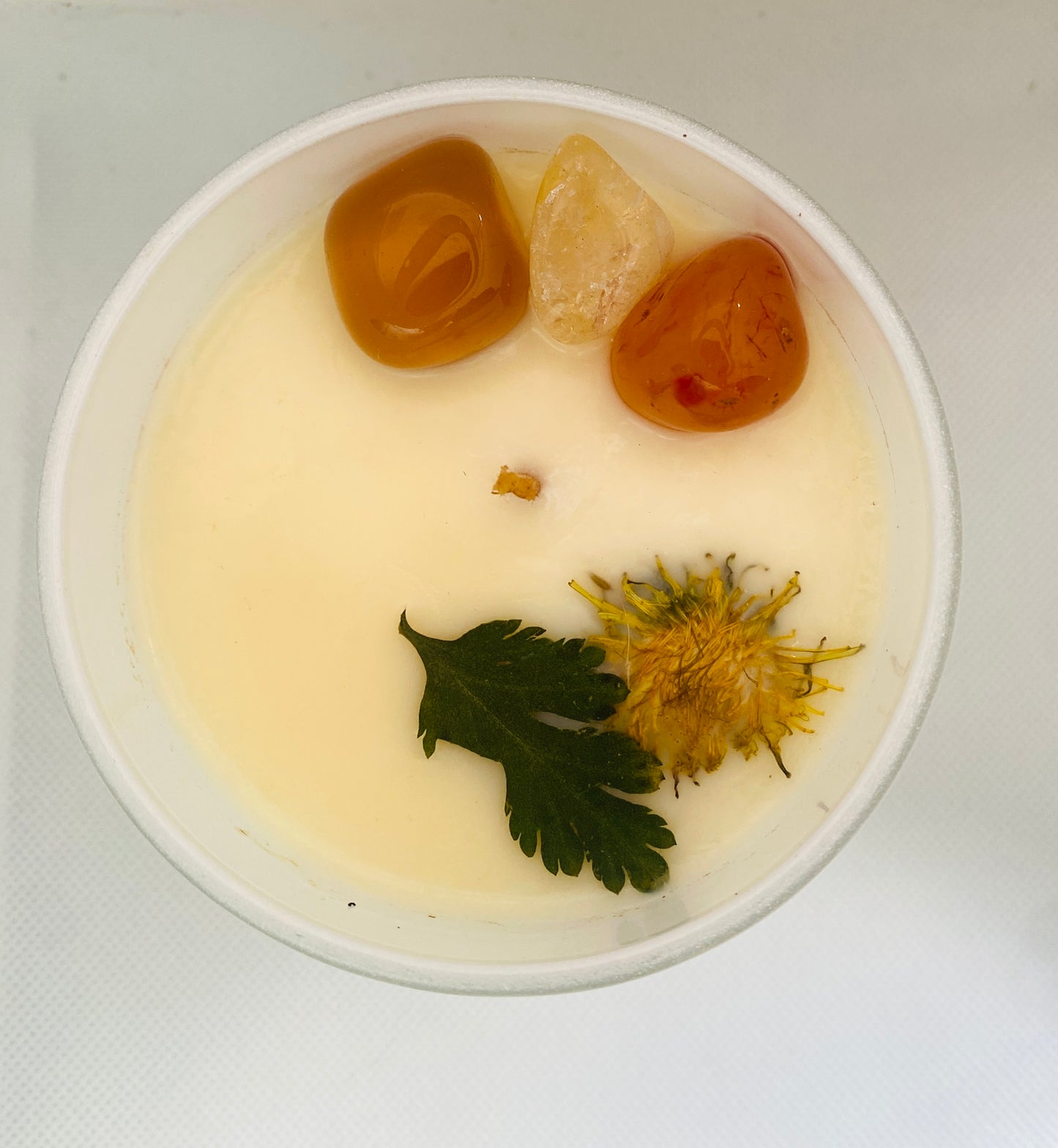 Abundance - Reik + Crystal  Infused Intention Candle