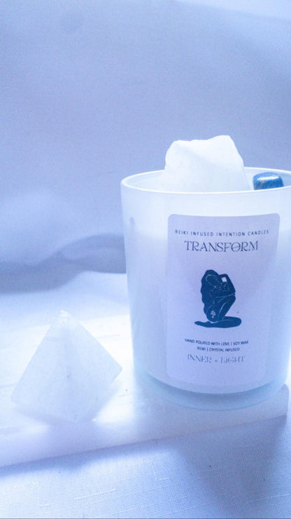 Calm - Reiki + Crystal Infused Candle
