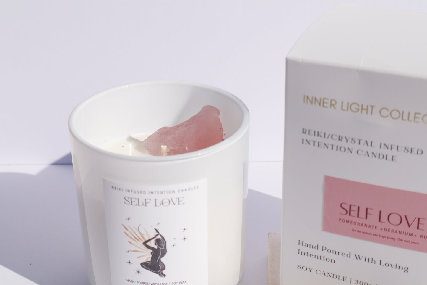 Self Love  Reiki + Crystal Infused