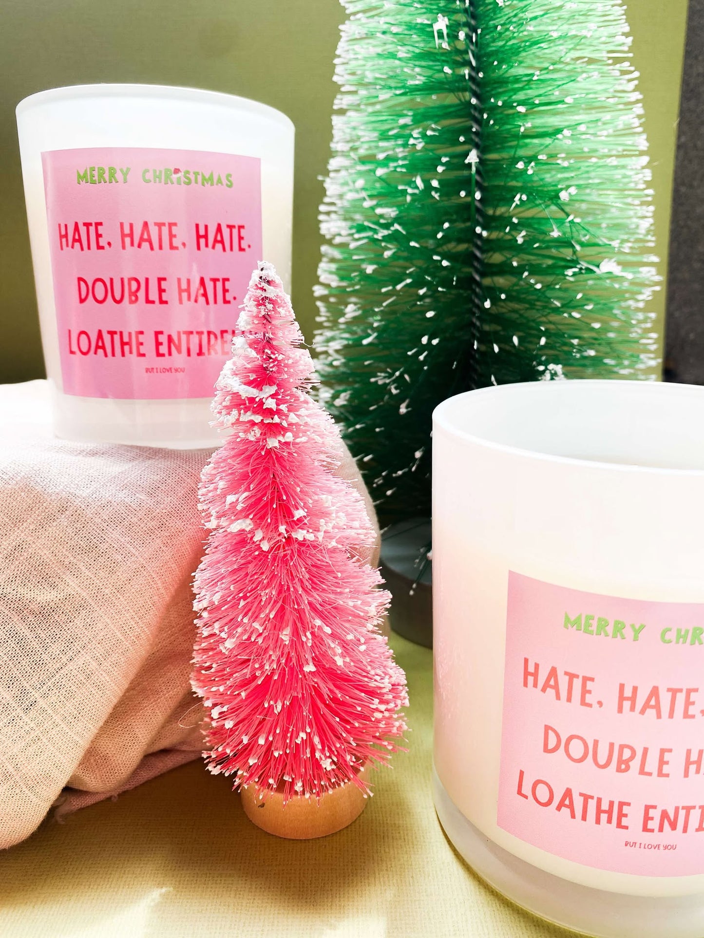 Christmas Candle -Hate Hate Double Hate