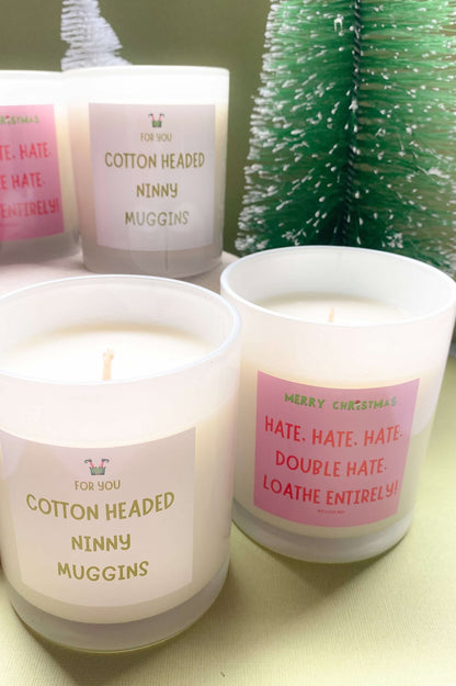 Christmas Candle -Hate Hate Double Hate