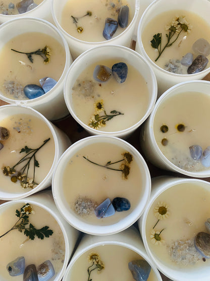 Calm - Reiki + Crystal Infused Candle