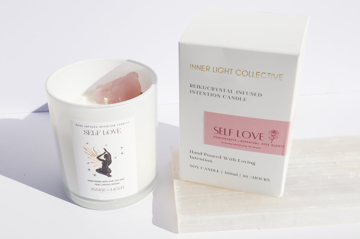 Self Love  Reiki + Crystal Infused