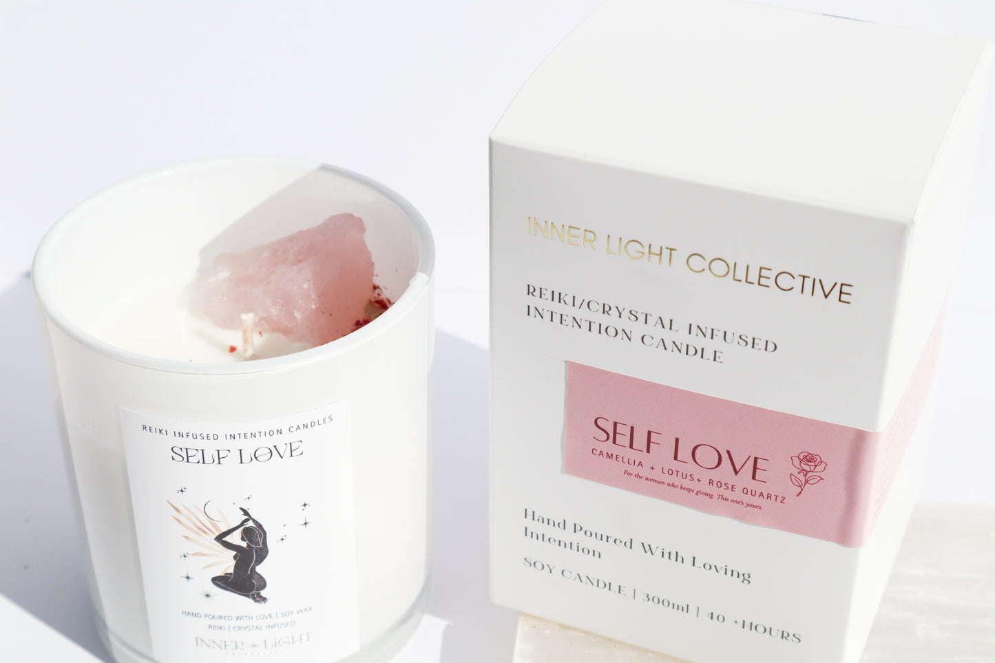 Self Love  Reiki + Crystal Infused