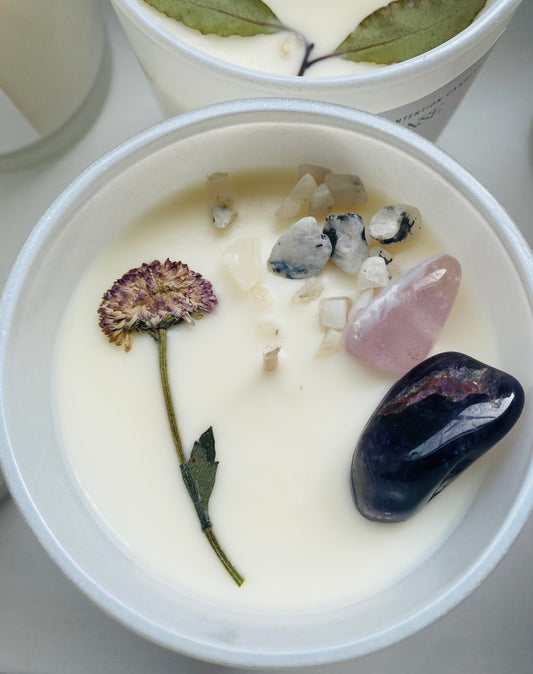 Cleanse -  Reiki + Crystal Infused Candle