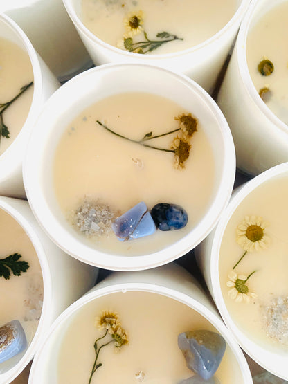 Calm - Reiki + Crystal Infused Candle