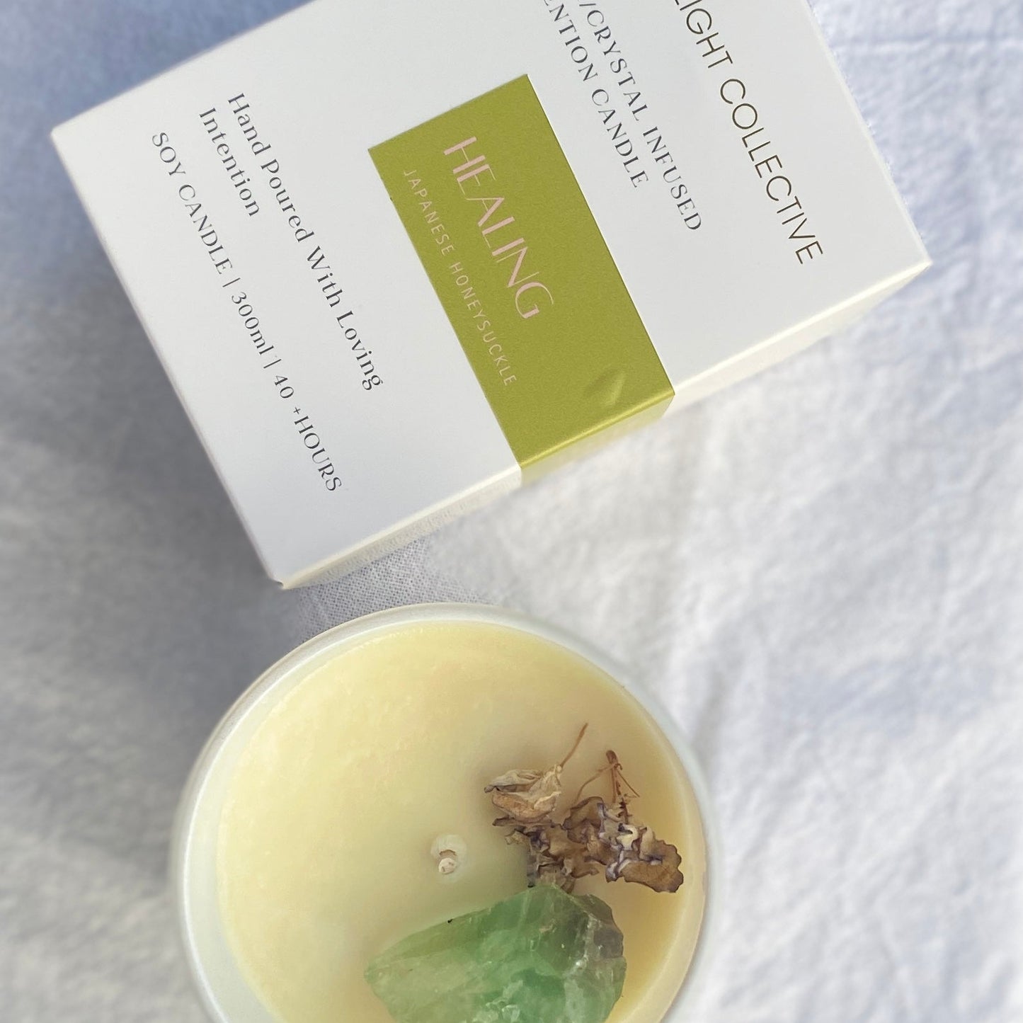 Healing - Reiki + Crystal Infused Candle