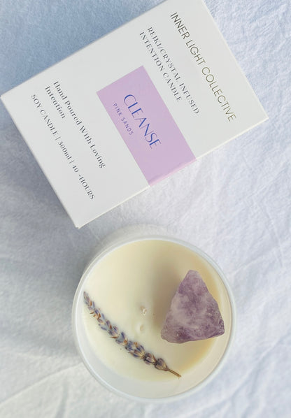 Cleanse -  Reiki + Crystal Infused Candle