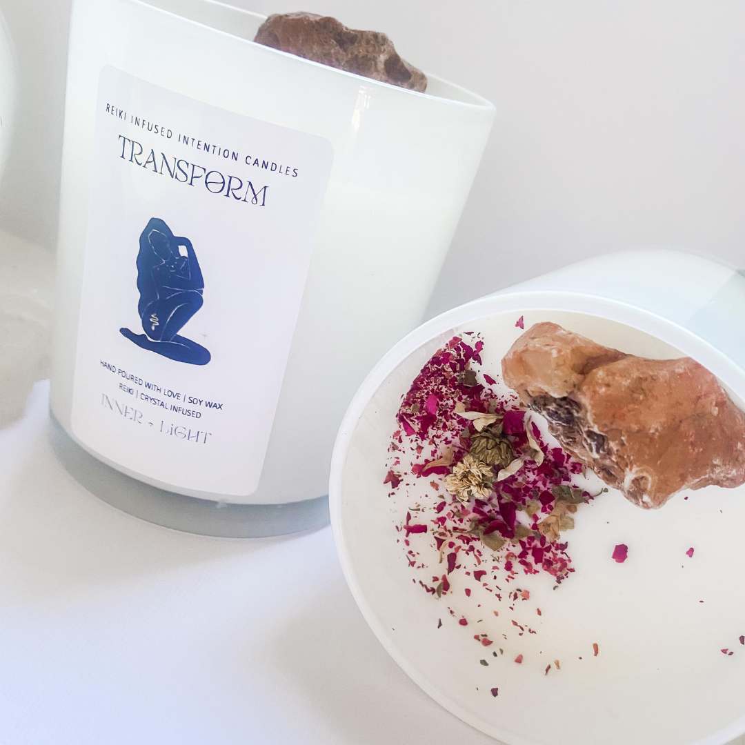 Transform Reiki Infused Intention Candle