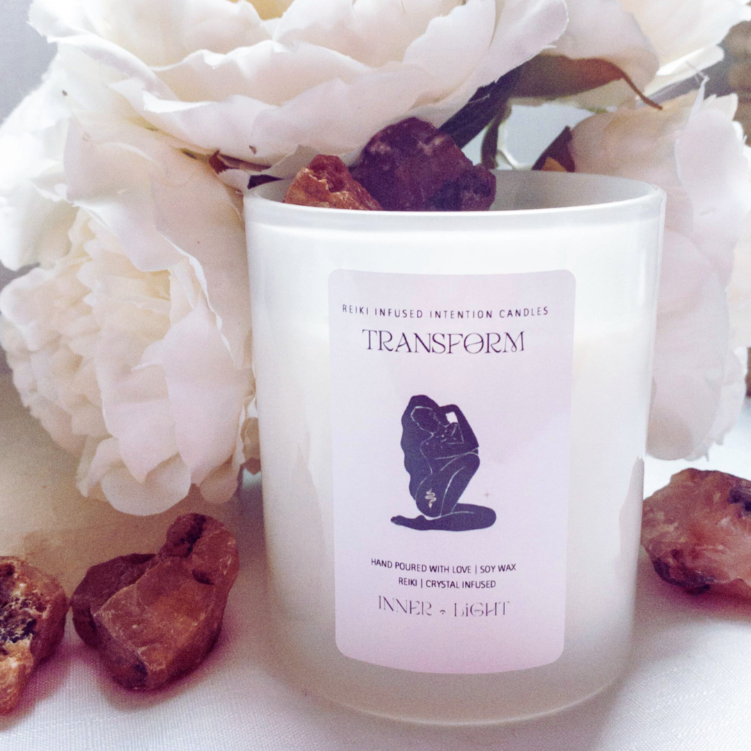 Transform Reiki Infused Intention Candle