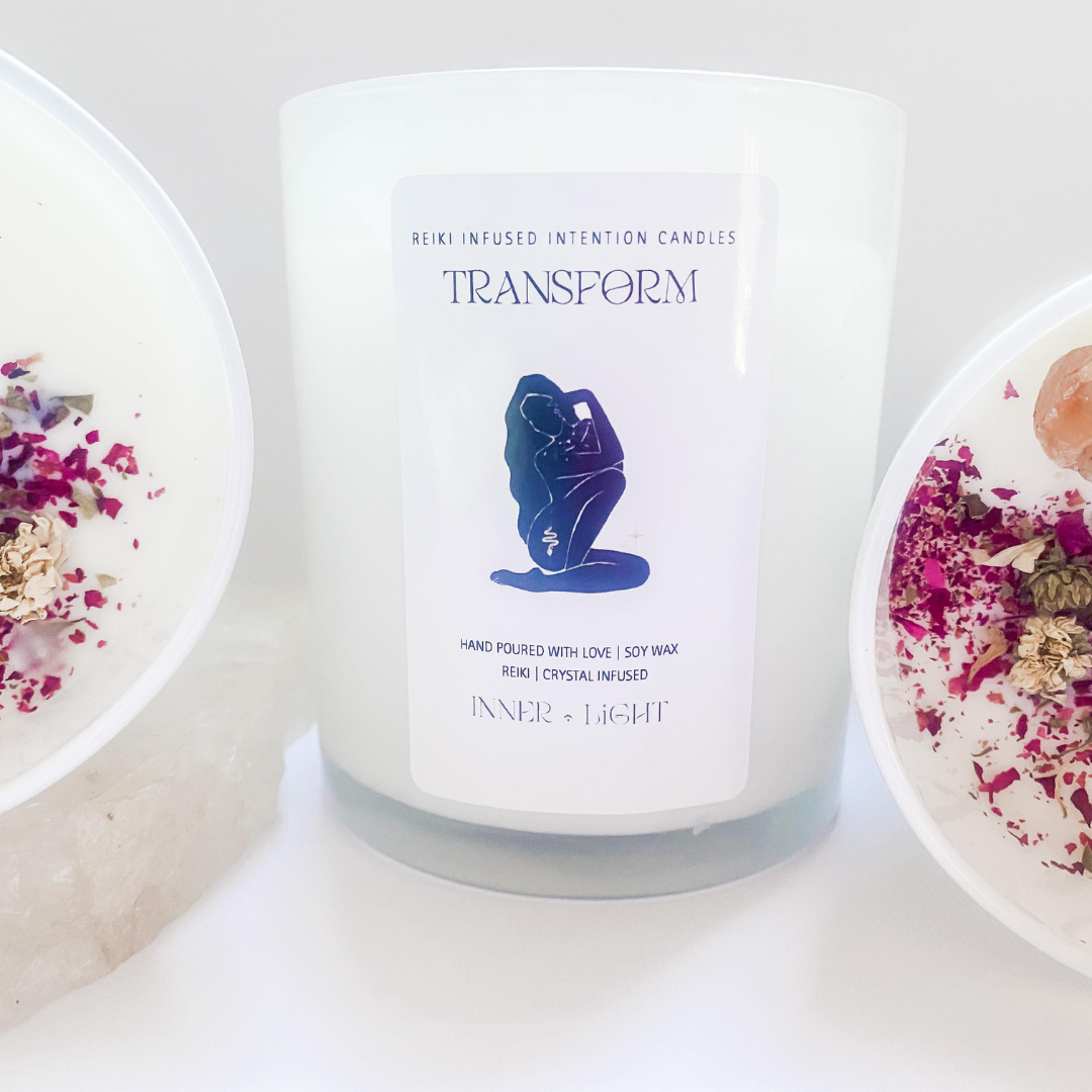 Transform Reiki Infused Intention Candle