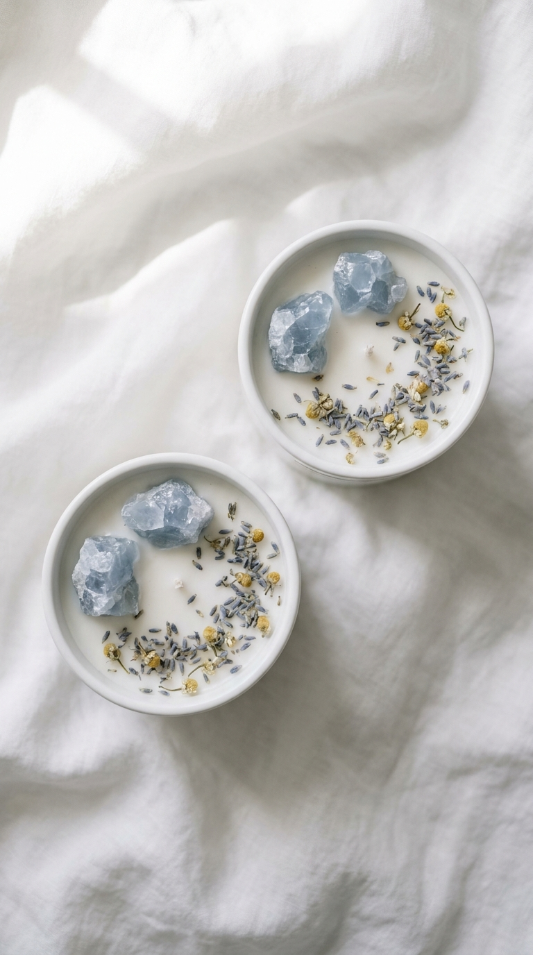Calm - Reiki + Crystal Infused Candle
