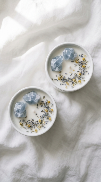 Calm - Reiki + Crystal Infused Candle