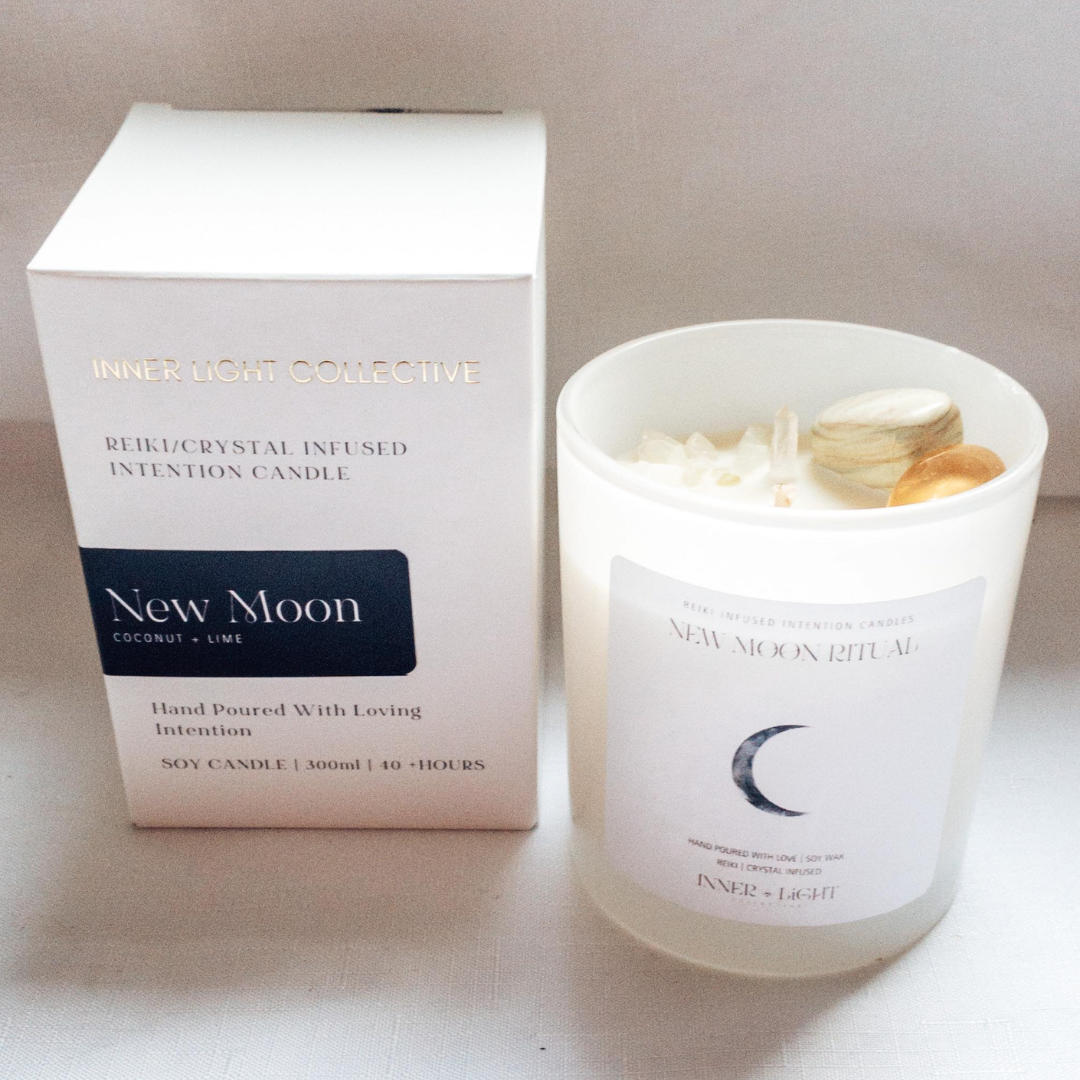 New Moon Ritual Candle