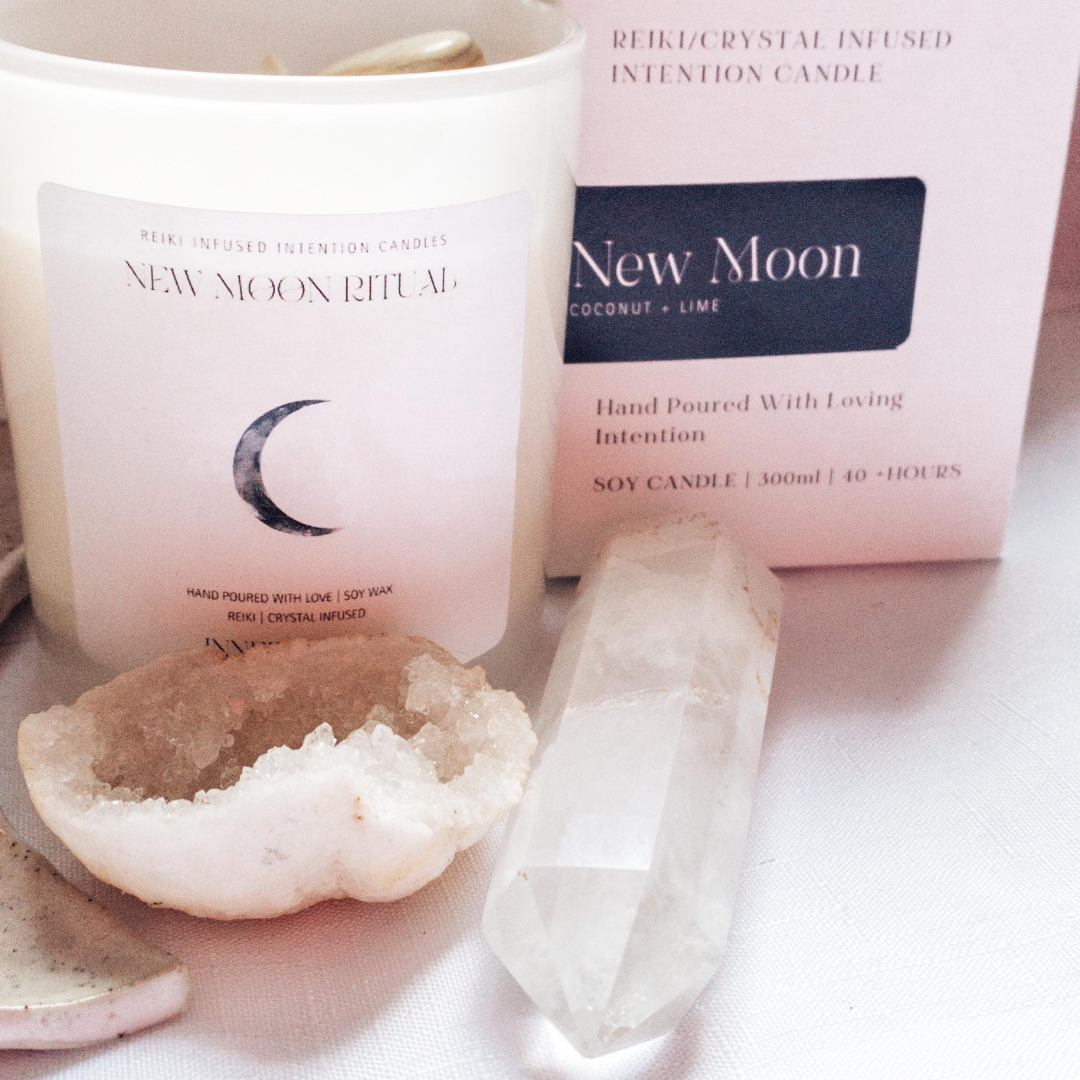 New Moon Ritual Candle