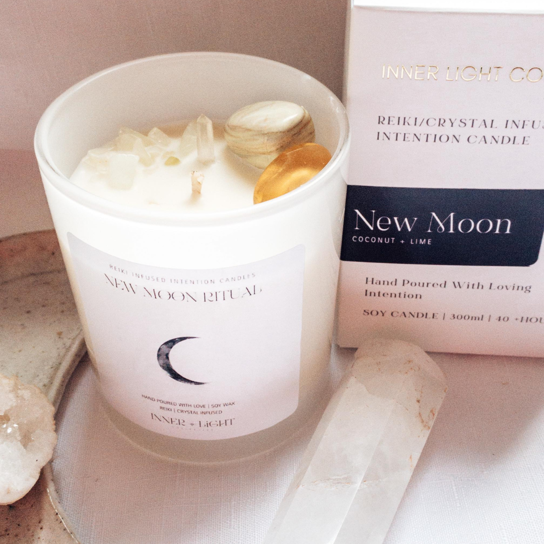 New Moon Ritual Candle