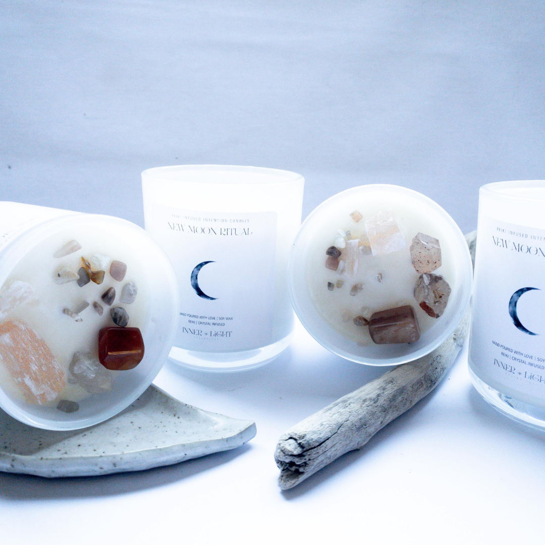 New Moon Ritual Candle